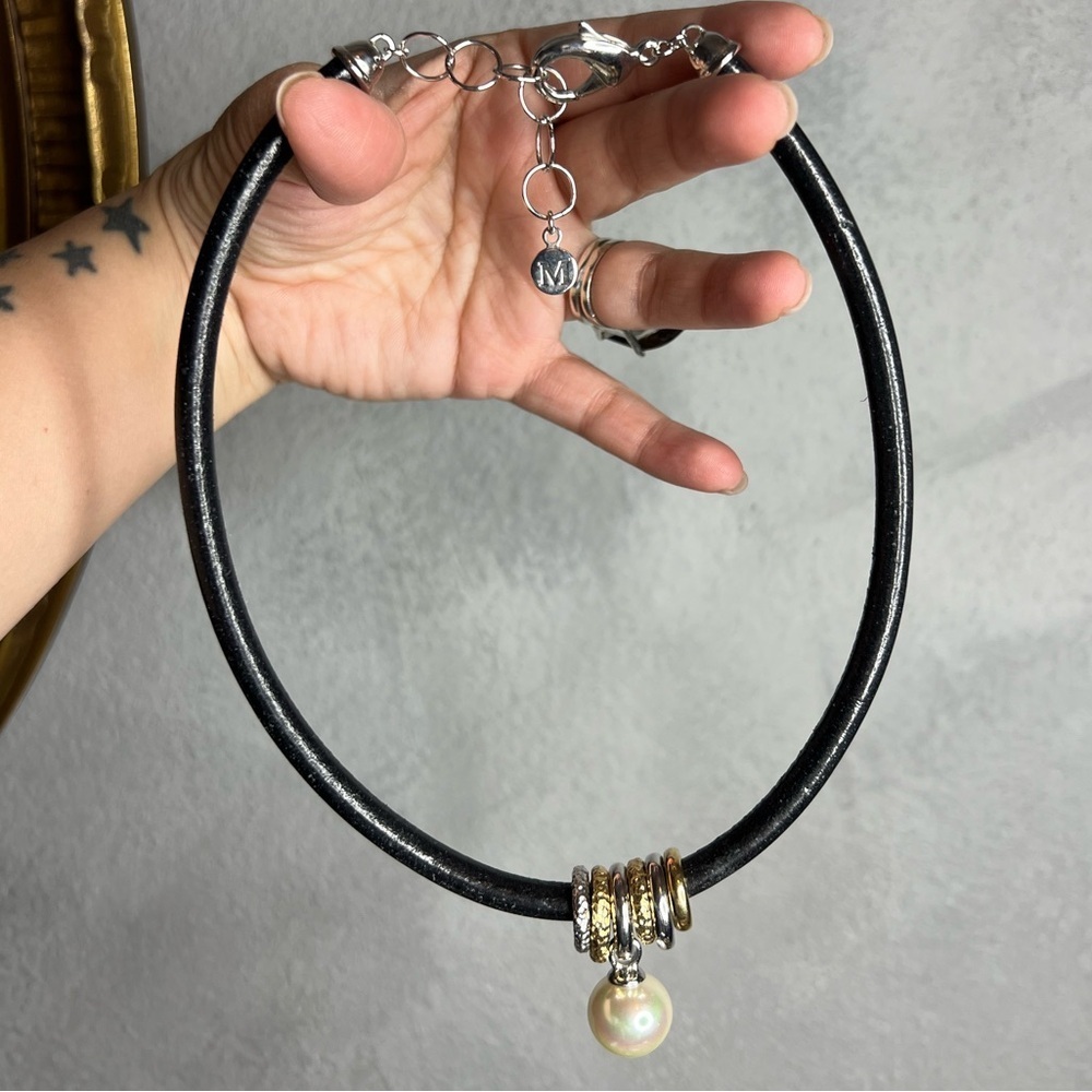 Majorca white pearl necklace formentera / isla collection - Picture 6 of 12